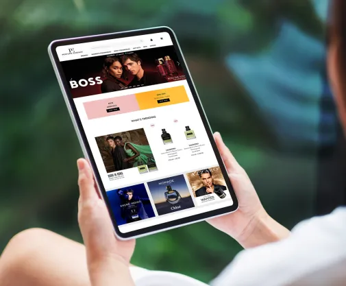 perfume essence logo